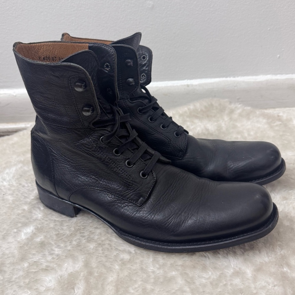 John Varvatos Convert Combat Vintage Military Boots Six O Six Sz 9.5 - Picture 2 of 12
